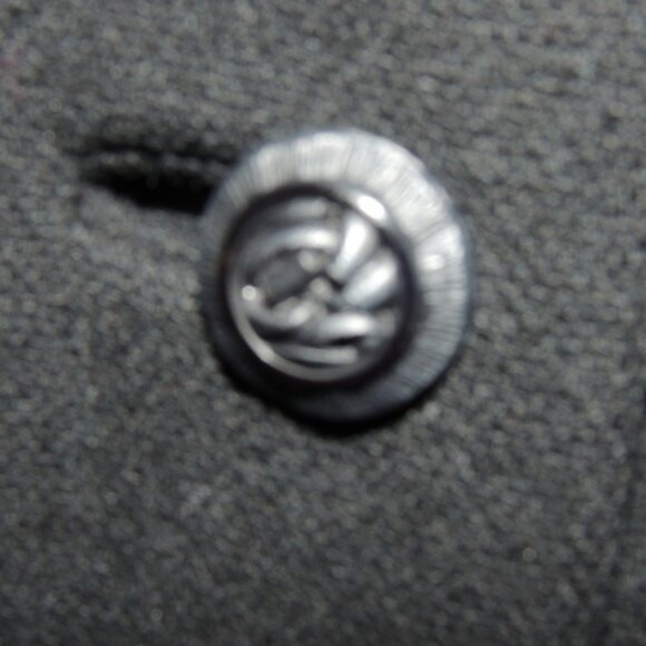 vintage  1960's Faux Fur & Mink Collar Swing Coat - Picture 4 of 5